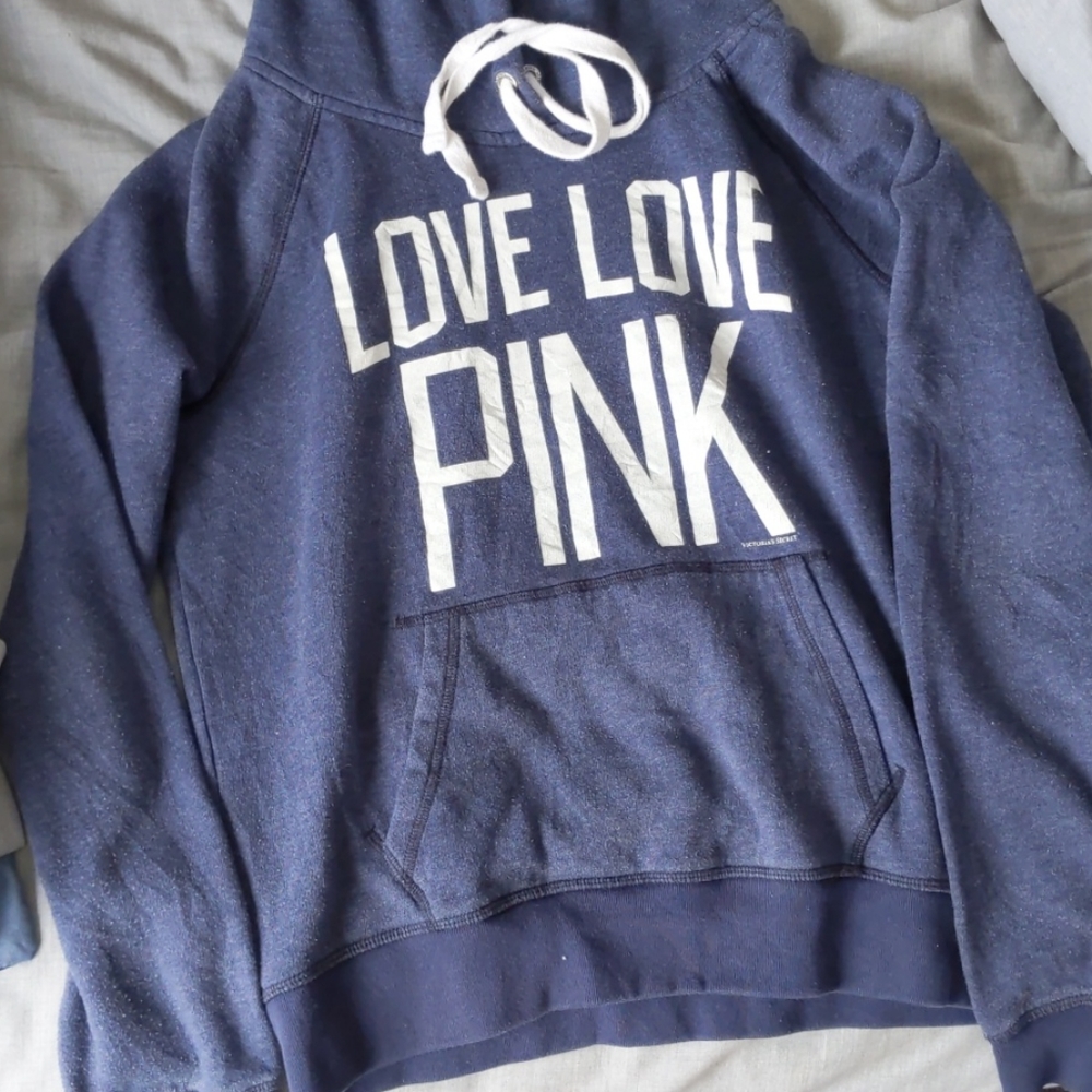 Love PINK sweatshirt - blue